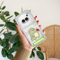 Mini Dino Customize Anti Yellow Case For Nothing Phone 2a Plus