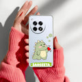 Mini Dino Customize Anti Yellow Case For OnePlus 12R 5G