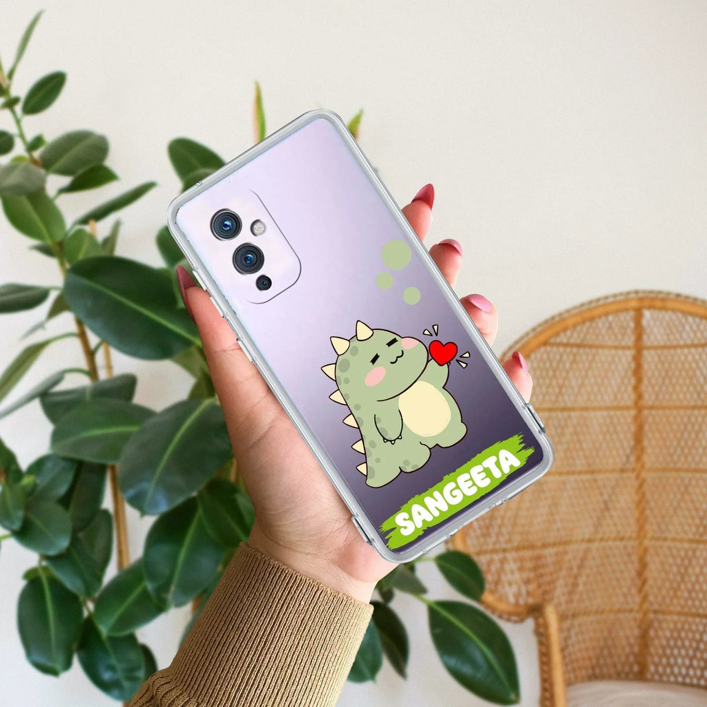 Mini Dino Customize Anti Yellow Case For OnePlus 9