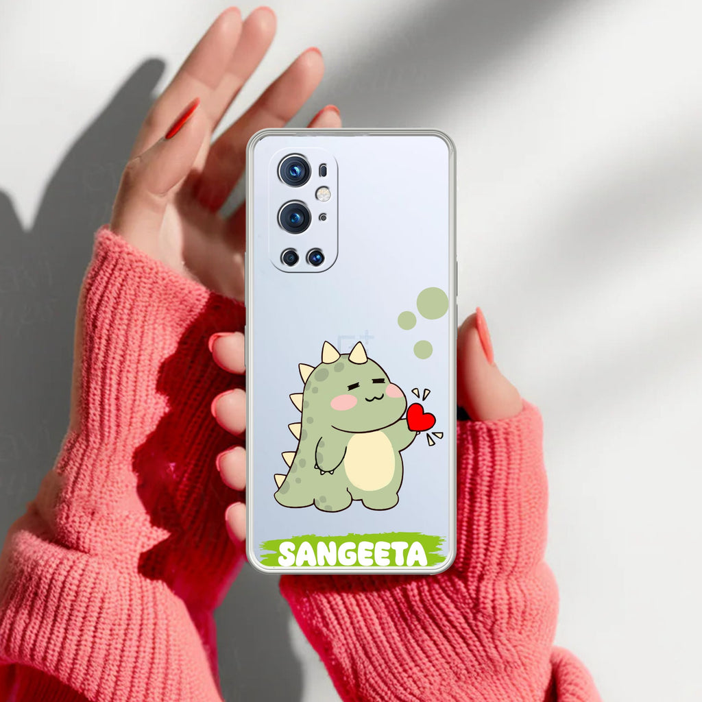 Mini Dino Customize Anti Yellow Case For OnePlus 9 Pro