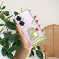 Mini Dino Customize Anti Yellow Case For Oppo F25 Pro 5G
