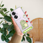 Mini Dino Customize Anti Yellow Case For Oppo F25 Pro 5G