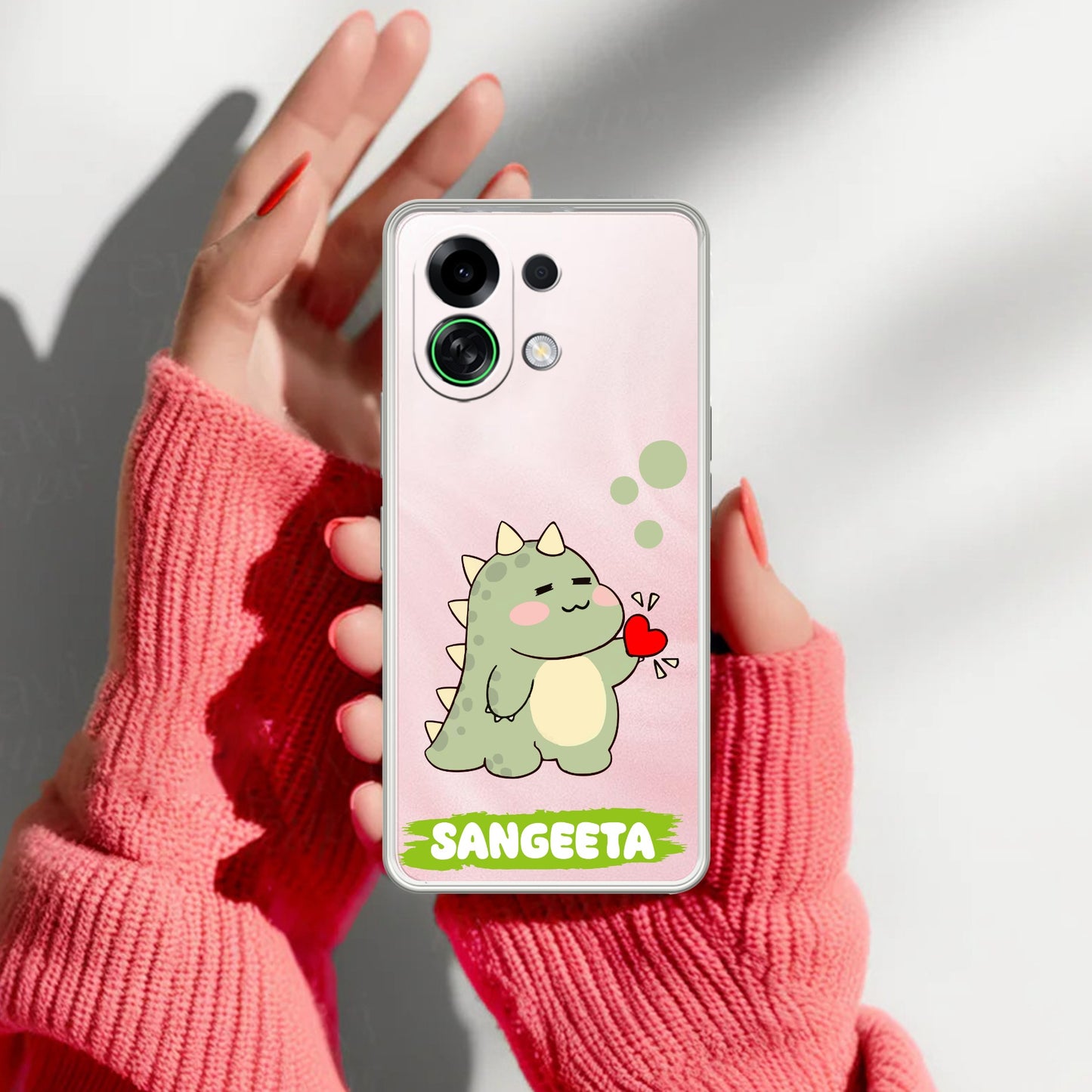 Little Girl Customize Transparent Silicon Case For Oppo