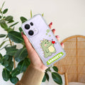 Mini Dino Customize Anti Yellow Case For Oppo Reno 13 Pro 5G
