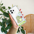 Mini Dino Customize Anti Yellow Case For Oppo Reno 15 5G
