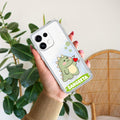 Mini Dino Customize Anti Yellow Case For Oppo Reno 16C 5G