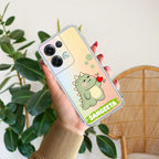 Mini Dino Customize Anti Yellow Case For Oppo Reno 8 Pro 5G