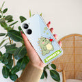 Mini Dino Customize Transparent Silicon Case For Realme 10 Pro 5G