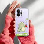 Mini Dino Customize Transparent Silicon Case For Realme Narzo 70 5G