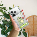 Mini Dino Customize Transparent Silicon Case For Realme 12X 5G