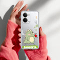 Mini Dino Customize Anti Yelllow Case For Realme P3 5G