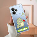 Mini Dino Customize Transparent Silicon Case For Realme P4 5G