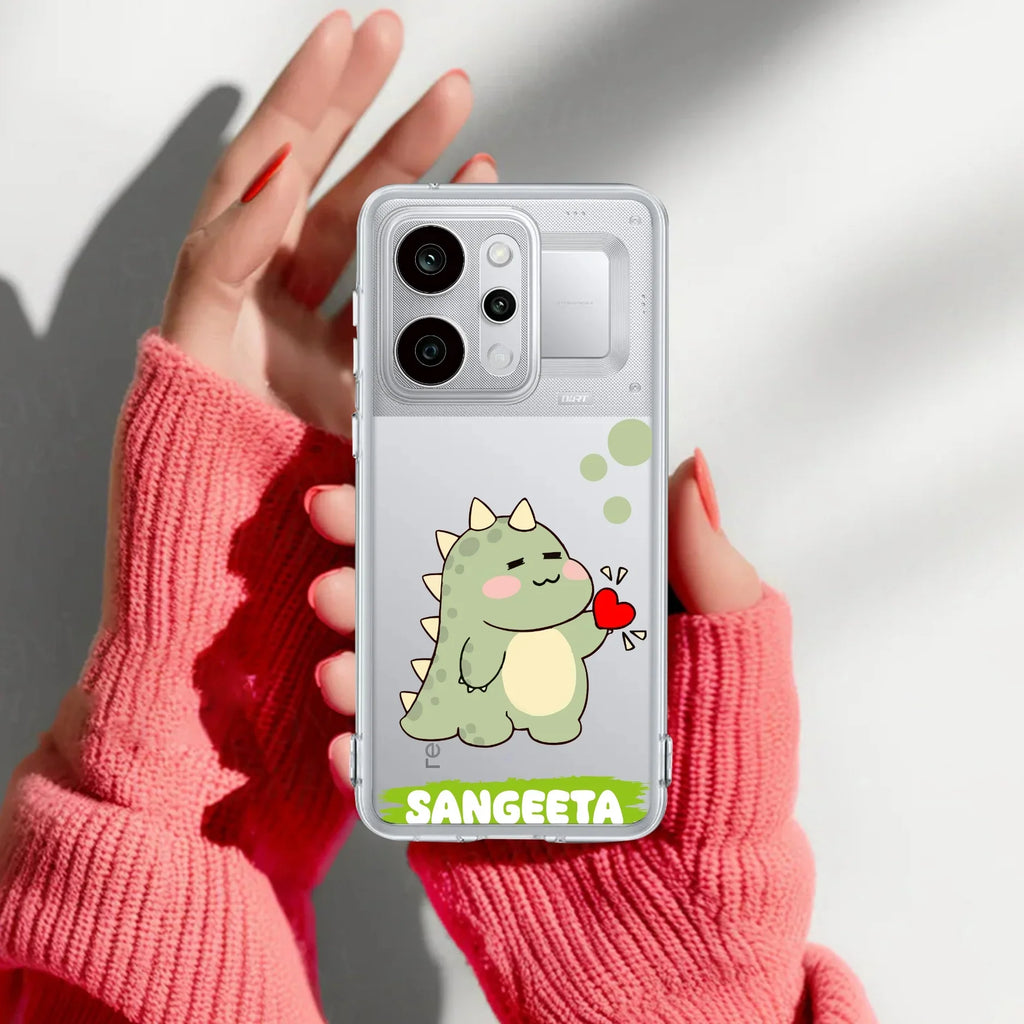 Mini Dino Customize Anti Yelllow Case For Realme P4 Power 5G
