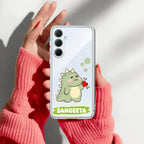 Mini Dino Customize Anti Yellow Case For Samsung Galaxy S23 FE 5G