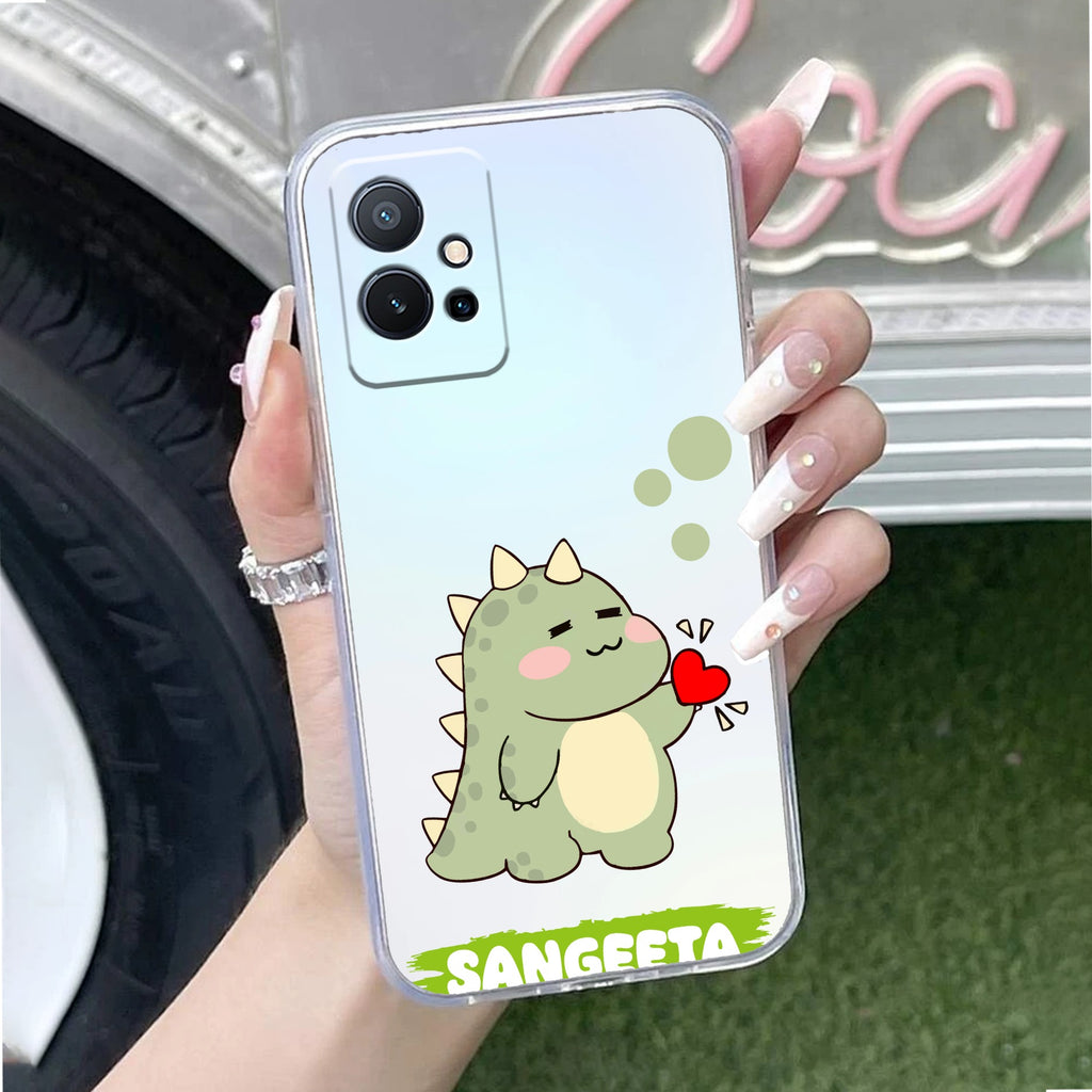 Mini Dino Customize Anti Yellow Case For Vivo T1 5G