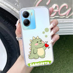 Mini Dino Customize Transparent Silicon Case For Vivo T2x 5G