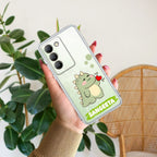 Mini Dino Customize Transparent Silicon Case For Vivo T4 5G