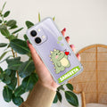 Mini Dino Customize Transparent Silicon Case For Vivo T5X 5G