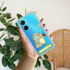 Mini Dino Customize Transparent Silicon Case For Vivo T3 5G
