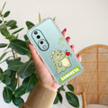 Mini Dino Customize Transparent Silicon Case For Vivo V40 5G