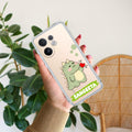 Mini Dino Customize Transparent Silicon Case For Vivo V60 5G