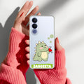 Mini Dino Customize Transparent Silicon Case For Vivo V70 FE 5G