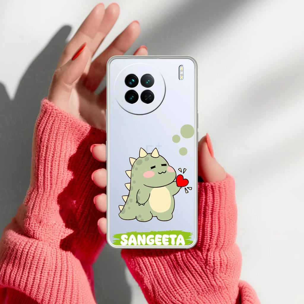 Mini Dino Customize Anti Yellow Case For Vivo X90 5G