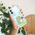 Mini Dino Customize Transparent Silicon Case For Vivo Y29 5G