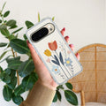Minimal Flora Transparent Silicon Case For Google Pixel 10 Pro