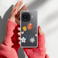 Minimal Flora Transparent Silicon Case For iQOO 15R 5G