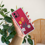 Minimal Flora Anti Yellow Case For Motorola G84 5G