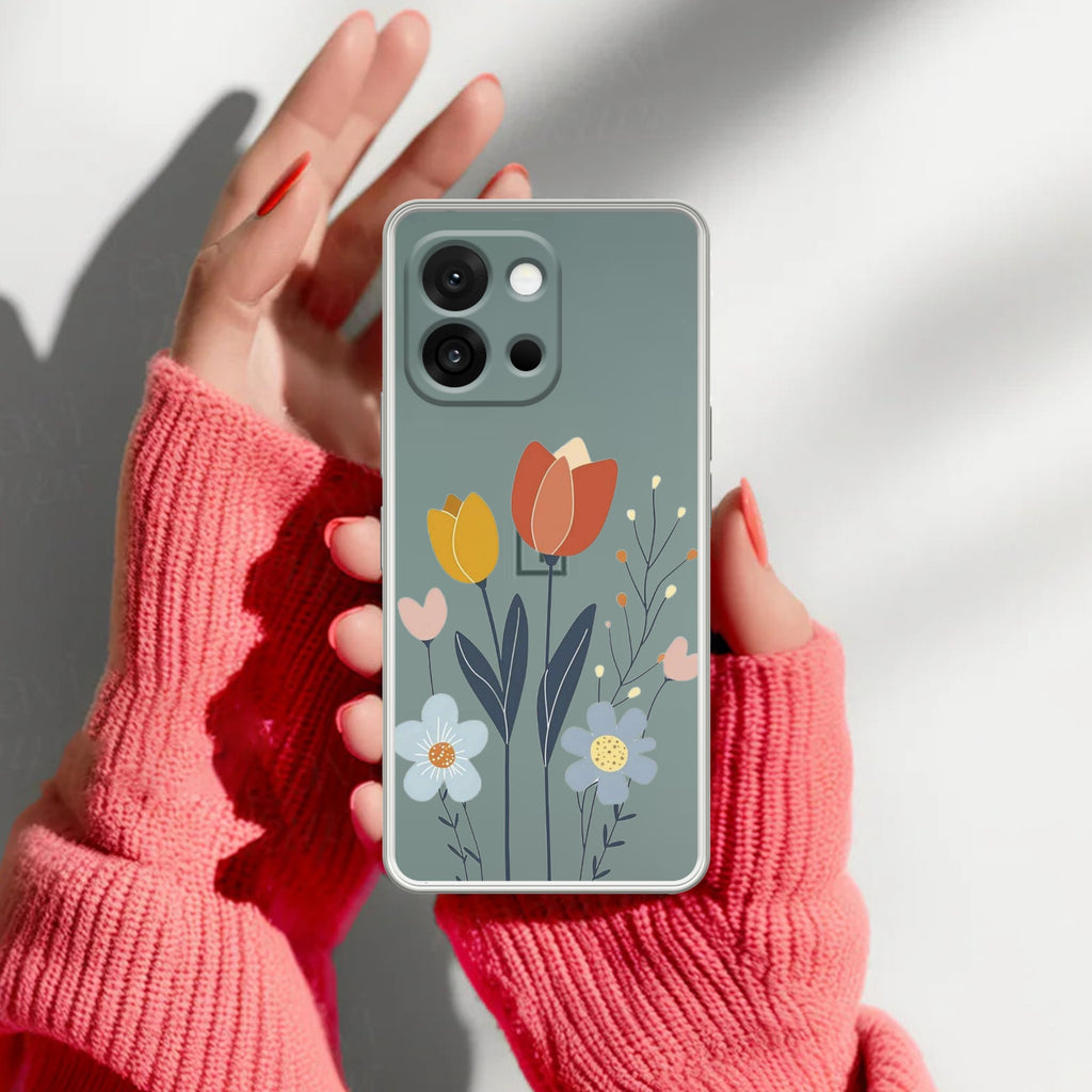 Minimal Flora Anti Yellow Case For OnePlus 13s 5G