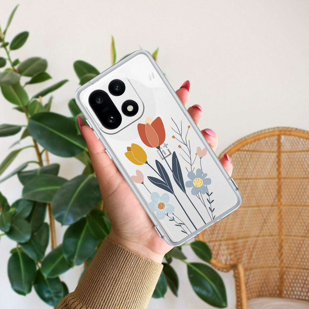 Minimal Flora Anti Yellow Case For OnePlus 15 5G