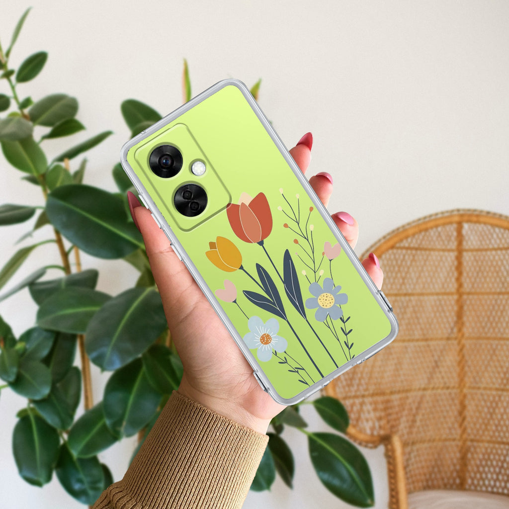 Minimal Flora Anti Yellow Case For OnePlus Nord CE 3 Lite 5G