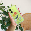 Minimal Flora Transparent Silicon Case For OnePlus Nord CE 3 5G