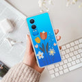 Minimal Flora Transparent Silicon Case For OnePlus Nord CE 4 Lite 5G