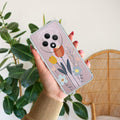 Minimal Flora Transparent Silicon Case For Oppo F27 Pro Plus 5G