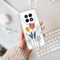 Minimal Flora Transparent Silicon Case For Oppo F29 Pro 5G
