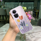 Minimal Flora Anti Yellow Case For Oppo Reno 10 5G