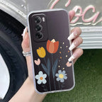 Minimal Flora Anti Yellow Case For Oppo Reno 12 Pro 5G