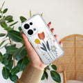 Minimal Flora Anti Yellow Case For Oppo Reno 13 5G