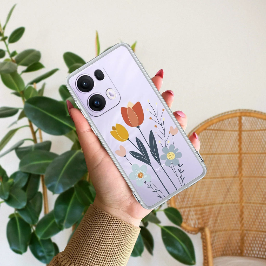 Minimal Flora Anti Yellow Case For Oppo Reno 13 Pro 5G