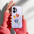 Minimal Flora Anti Yelllow Case For Realme 14T 5G