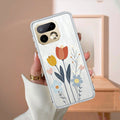 Minimal Flora Transparent Silicon Case For Realme 8 4G / Realme 8 Pro