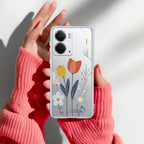 Minimal Flora Anti Yelllow Case For Realme P3 5G