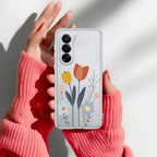 Minimal Flora Anti Yelllow Case For Realme P4x 5G