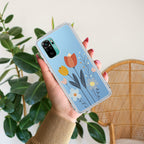 Minimal Flora Transparent Silicon Case For Redmi Note 10 / 10S