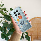 Minimal Flora Transparent Silicon Case For Redmi/Xiaomi