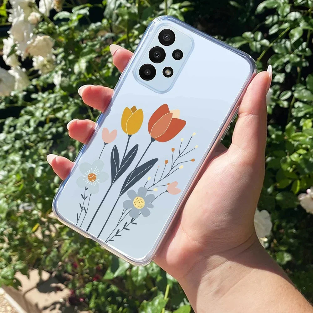 Minimal Flora Anti Yellow Case For Samsung Galaxy A33