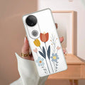 Minimal Flora Transparent Silicon Case For Vivo Y18 / Y18i